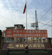 祝賀我司與“中鐵十八局集團(tuán)有限公司渝黔鐵路土建2標(biāo)”合作成功